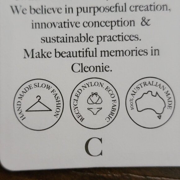 Free People x Cleonie Shell Maillot One Piece Swimsuit Womens Beach Luxury - Picture 4 of 6